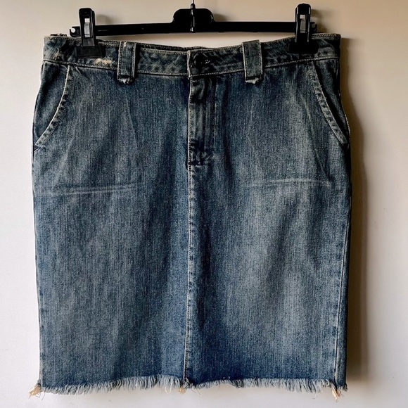 Vintage Rogan Gregory Denim Pencil Skirt - Picture 2 of 12